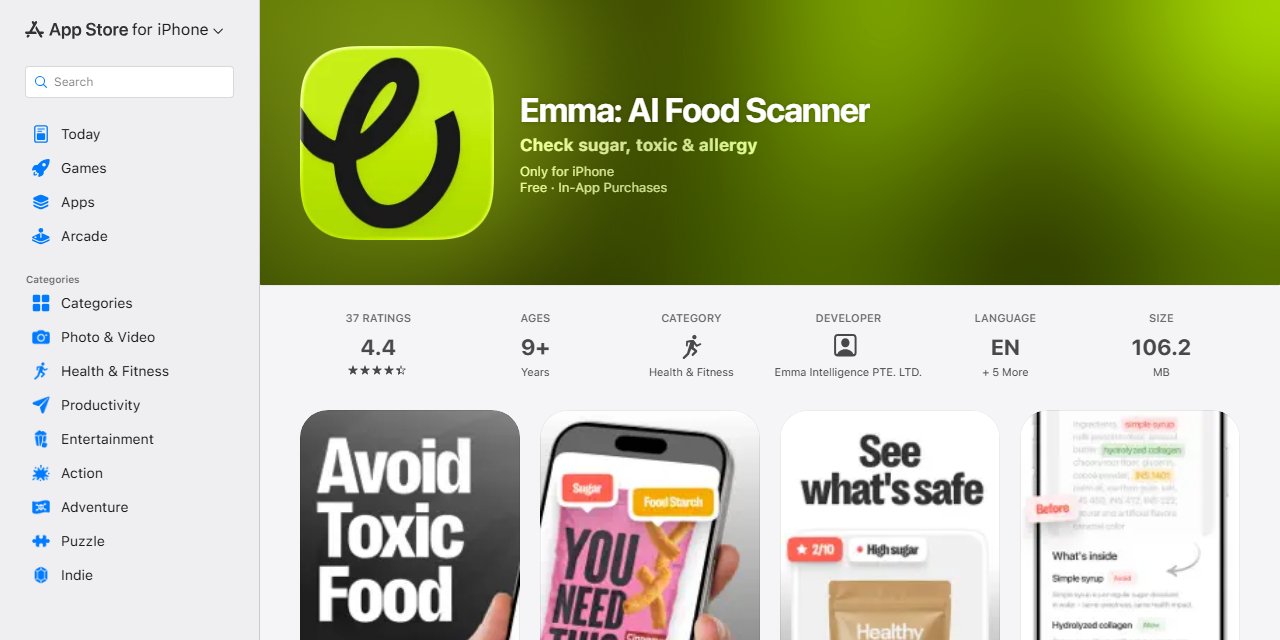 Sugar Free Food Scanner